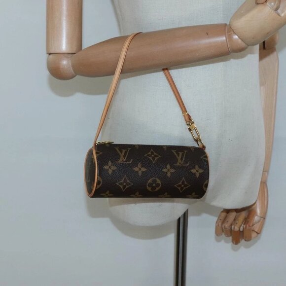 LOUIS VUITTON Monogram Papillon Pouch LV Auth - Picture 1 of 16